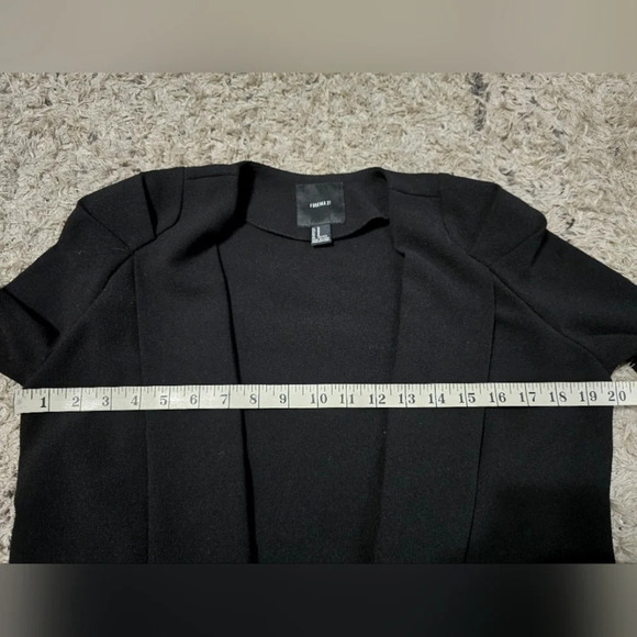 ✨️4/$20. Forever 21 Black Open Blazer, Career Wear, Size M - Picture 6 of 11